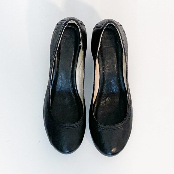 Frye Black Leather Wedges - Picture 8 of 12